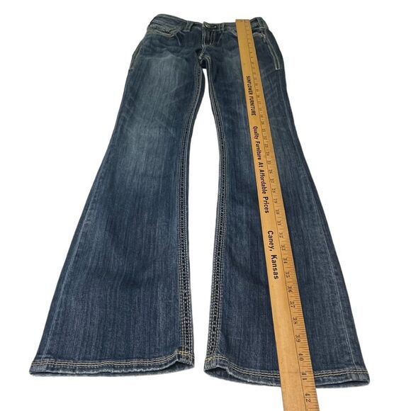 Silver Suki Surplus Women's Jeans Sz W27/L34 Back Flap Pockets Thick‎ Thr… - Picture 12 of 12